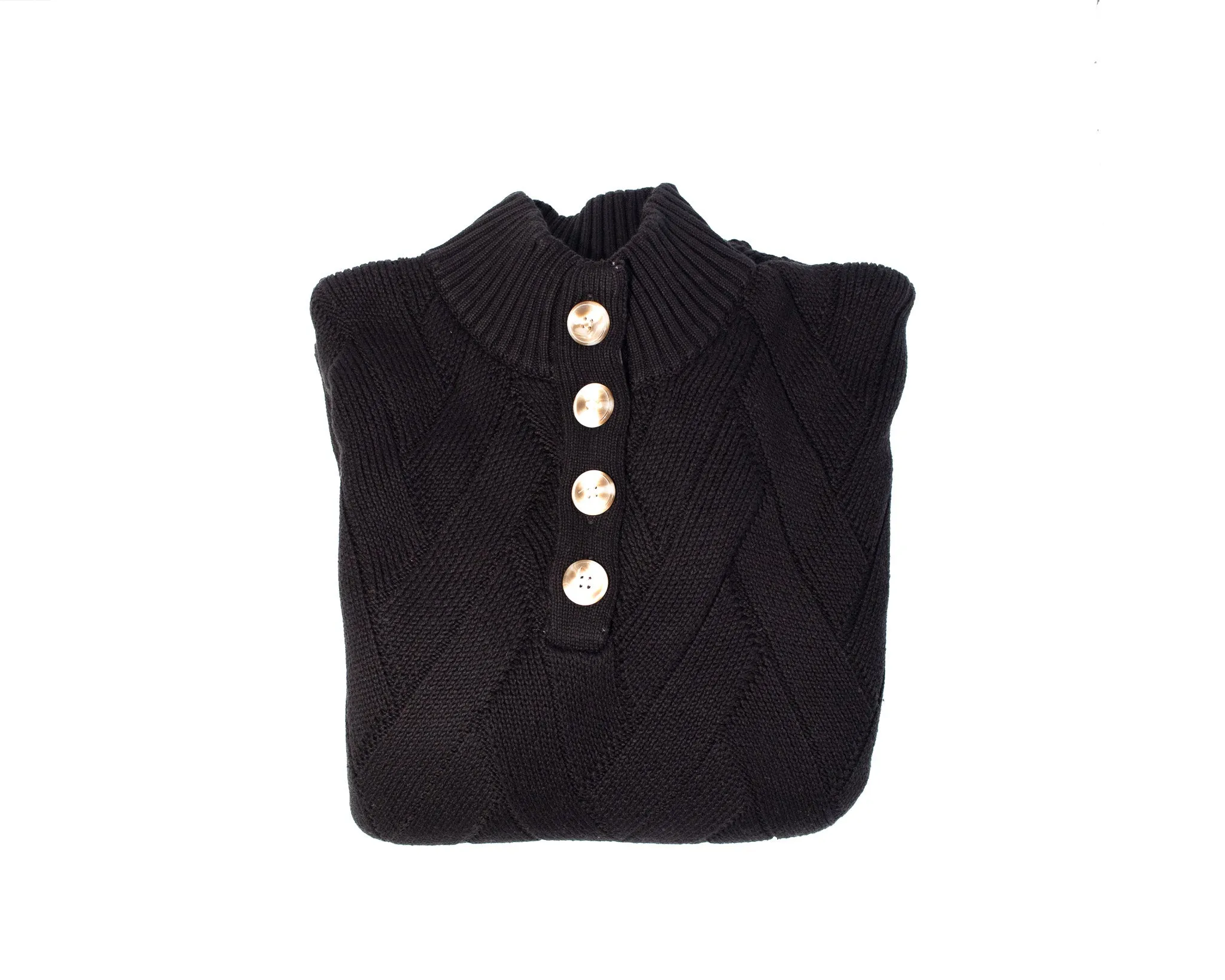 Mockneck with Button