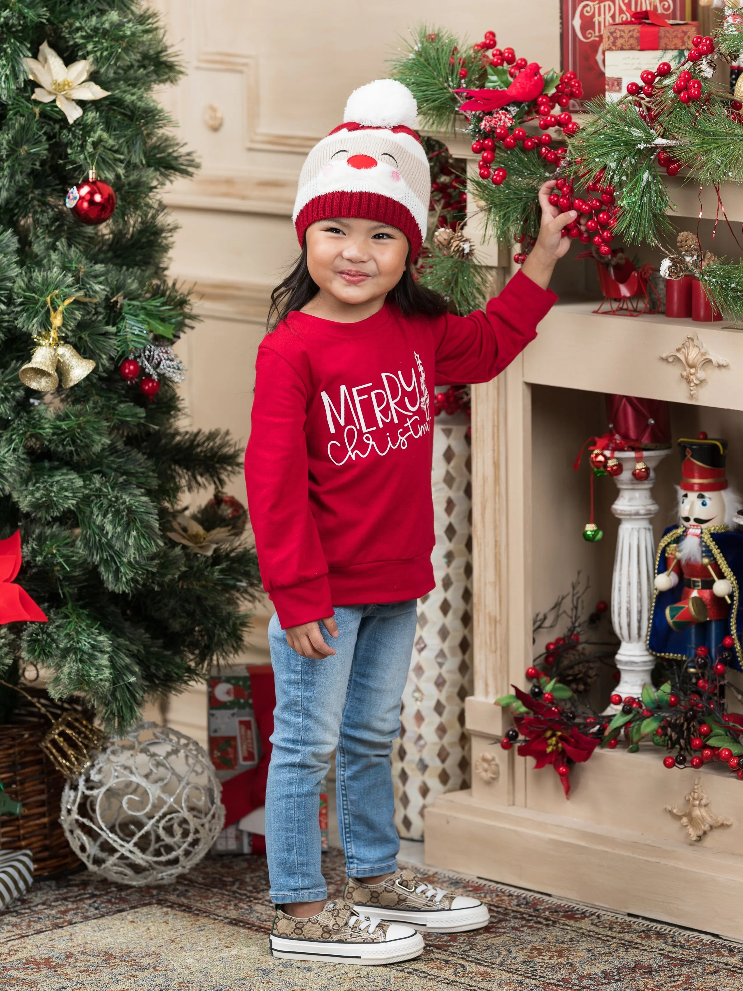 Mommy and Me Merry Christmas Top