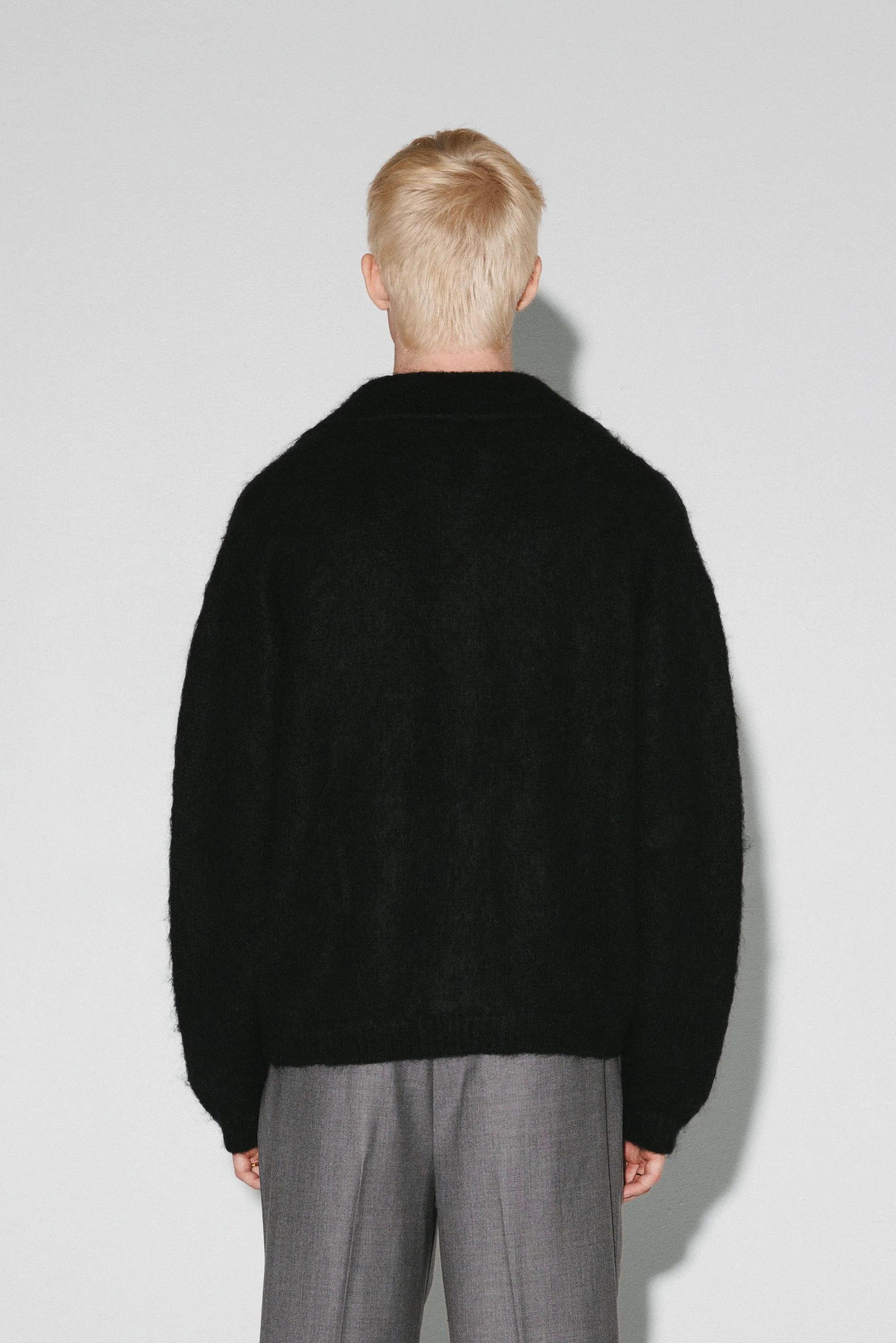 Moonlight Mohair Cardigan  |  Black
