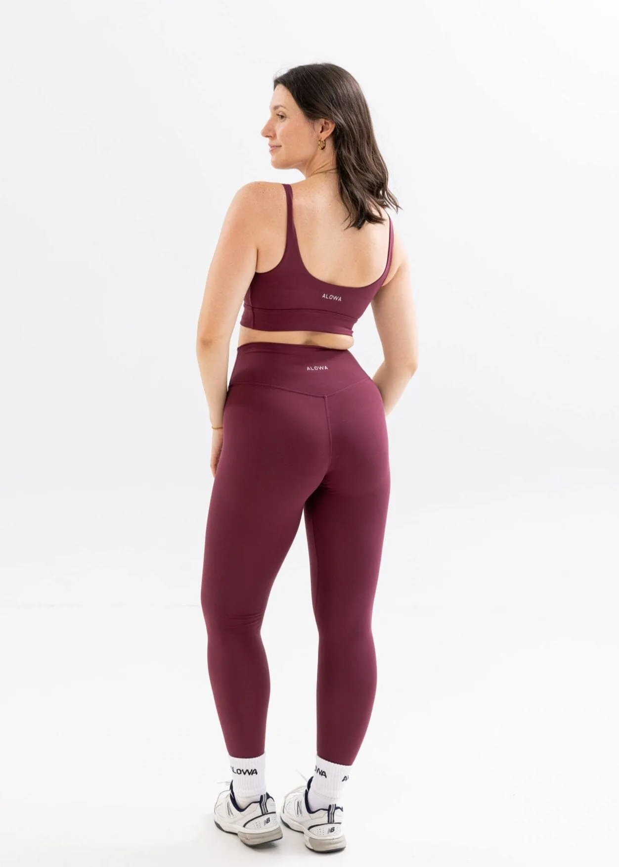 Mylo Seamless High Waist Burgundy