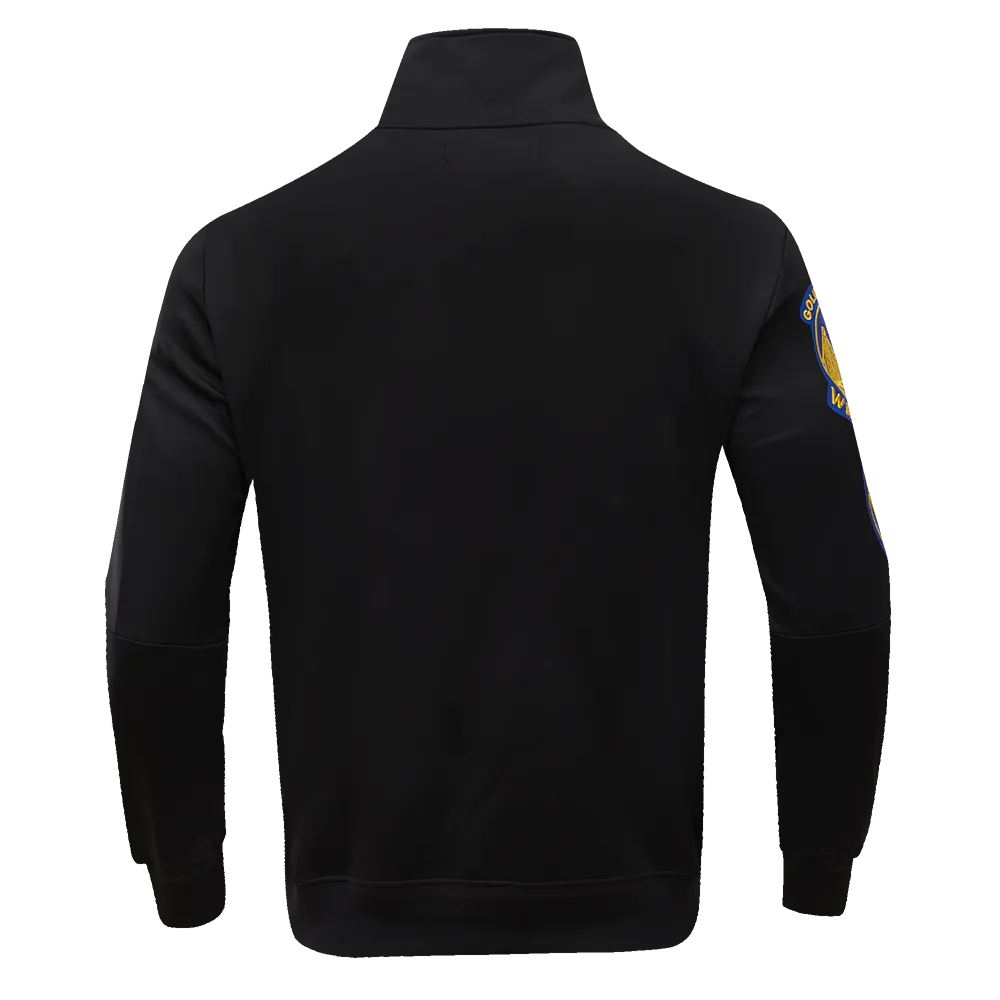 NBA GOLDEN STATE WARRIORS CLASSIC MEN'S DK TRACK JACKET (BLACK)