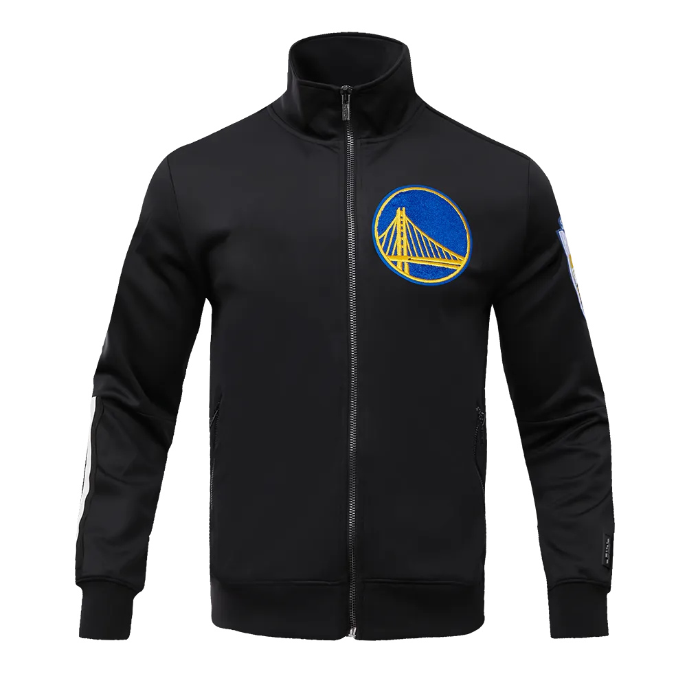 NBA GOLDEN STATE WARRIORS CLASSIC MEN'S DK TRACK JACKET (BLACK)