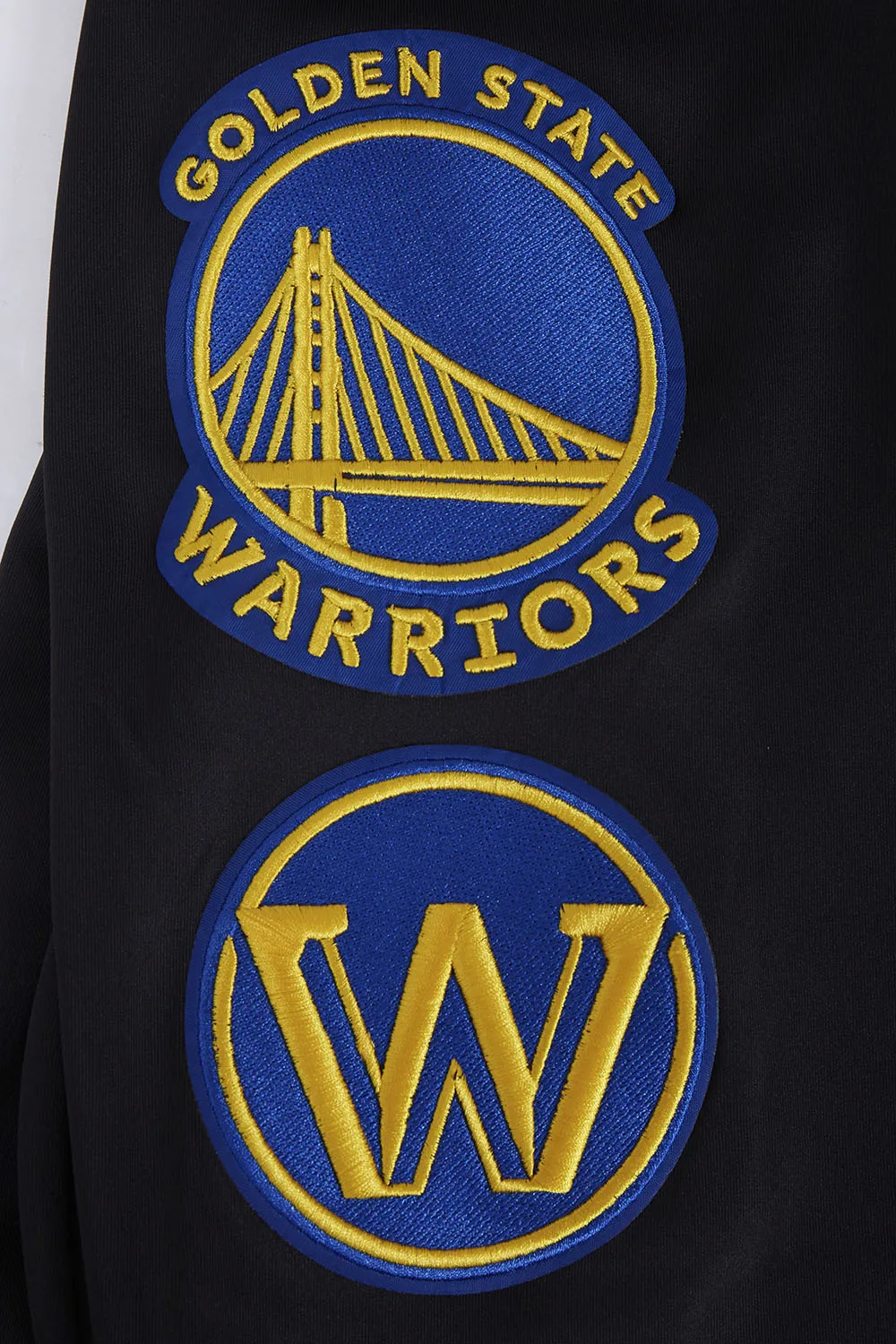 NBA GOLDEN STATE WARRIORS CLASSIC MEN'S DK TRACK JACKET (BLACK)