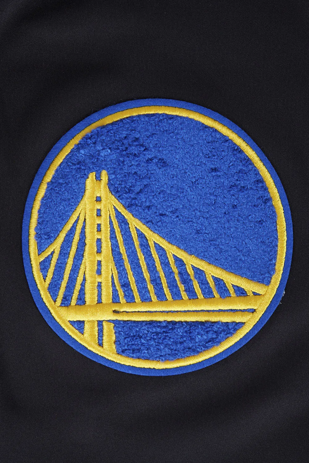 NBA GOLDEN STATE WARRIORS CLASSIC MEN'S DK TRACK JACKET (BLACK)