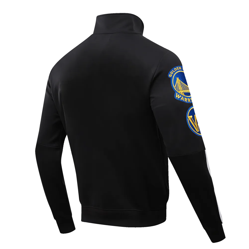 NBA GOLDEN STATE WARRIORS CLASSIC MEN'S DK TRACK JACKET (BLACK)