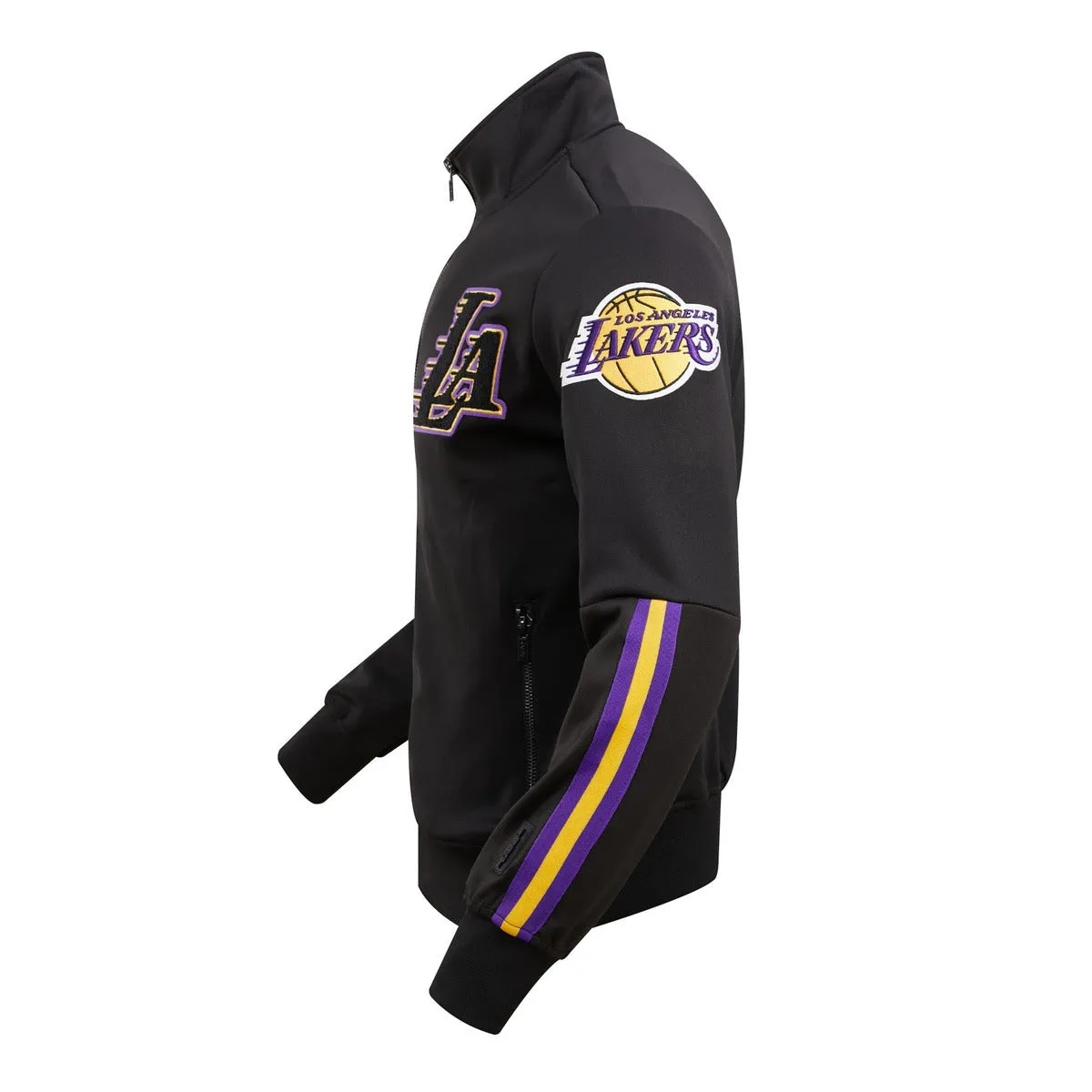 NBA LOS ANGELES LAKERS CLASSIC MEN'S TRACK JACKET (BLACK)