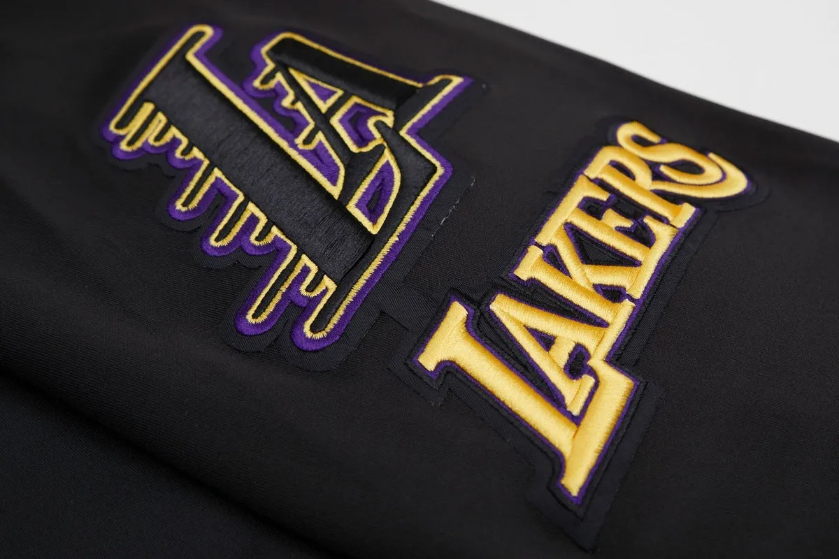 NBA LOS ANGELES LAKERS CLASSIC MEN'S TRACK JACKET (BLACK)