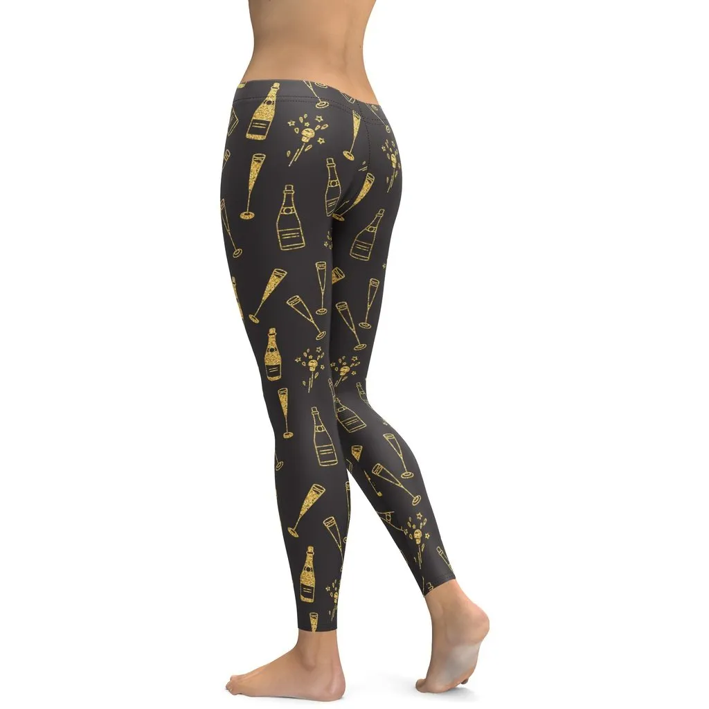 New Year Celebration Leggings