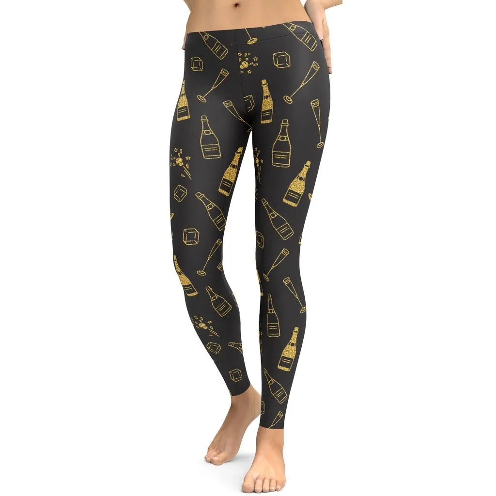 New Year Celebration Leggings