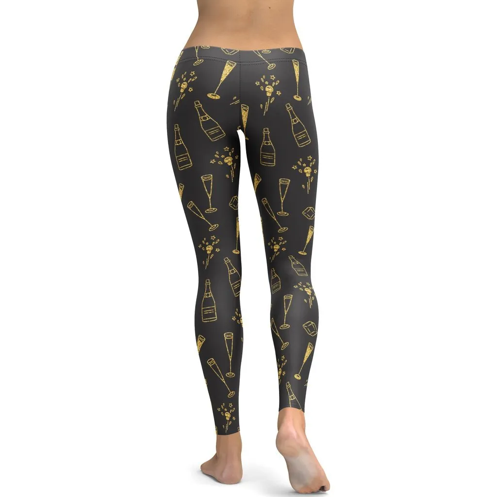 New Year Celebration Leggings