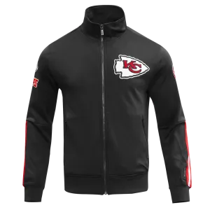 NFL KANSAS CITY CHIEFS CLASSIC MEN'S TRACK JACKET (BLACK)