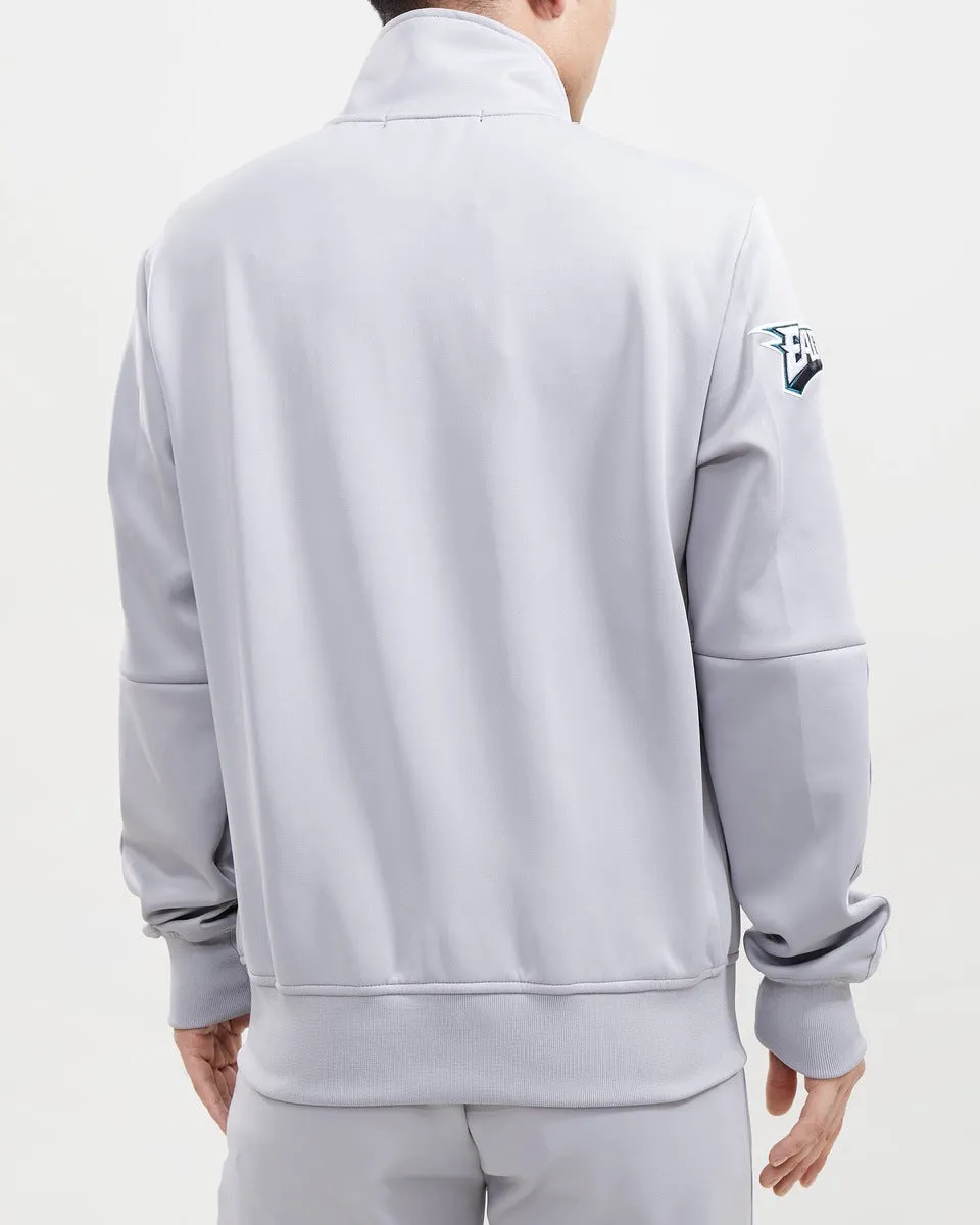 NFL PHILADELPHIA EAGLES CLASSIC MEN'S TRACK JACKET (GRAY)