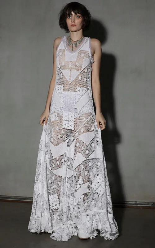 nurture her bobbin lace dress