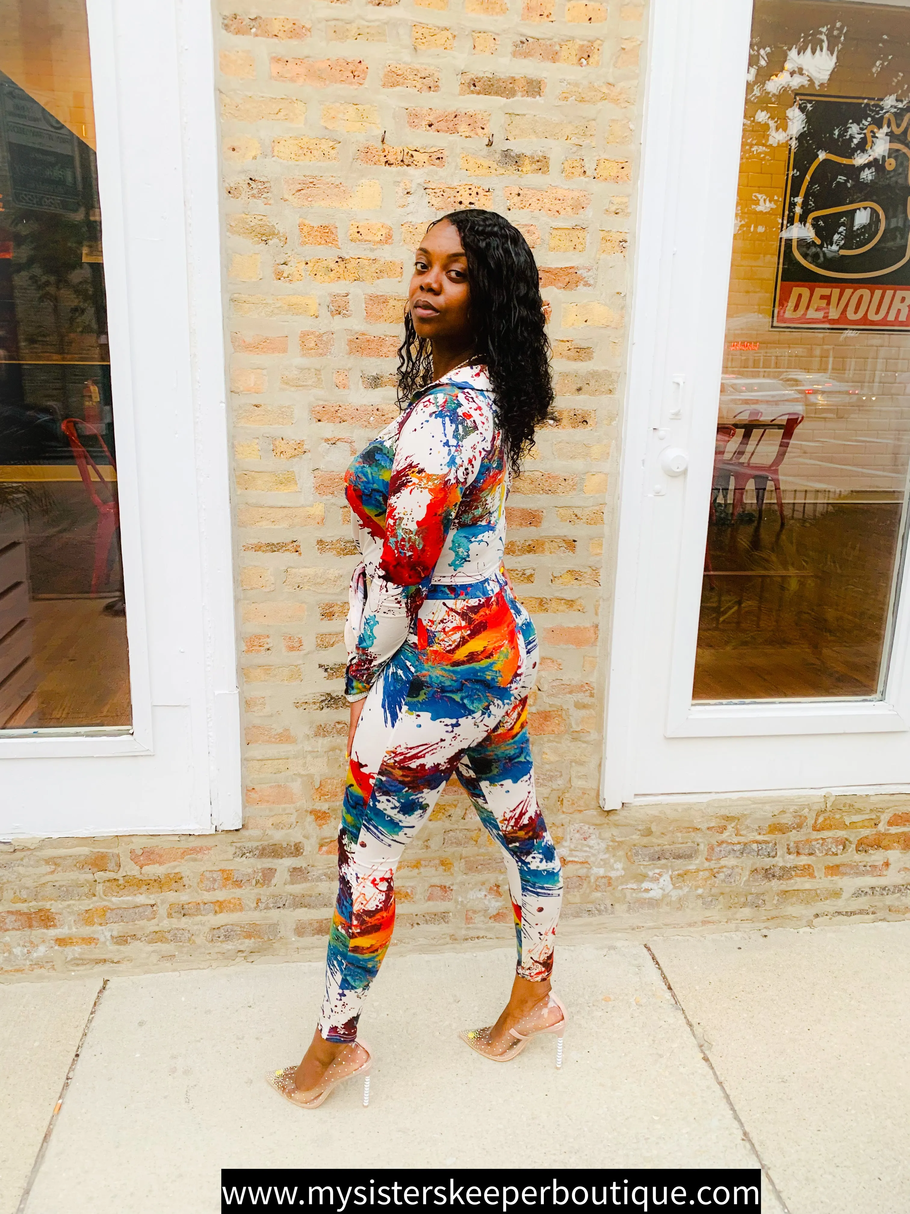 On Point Two Piece Pants Set (Off White)