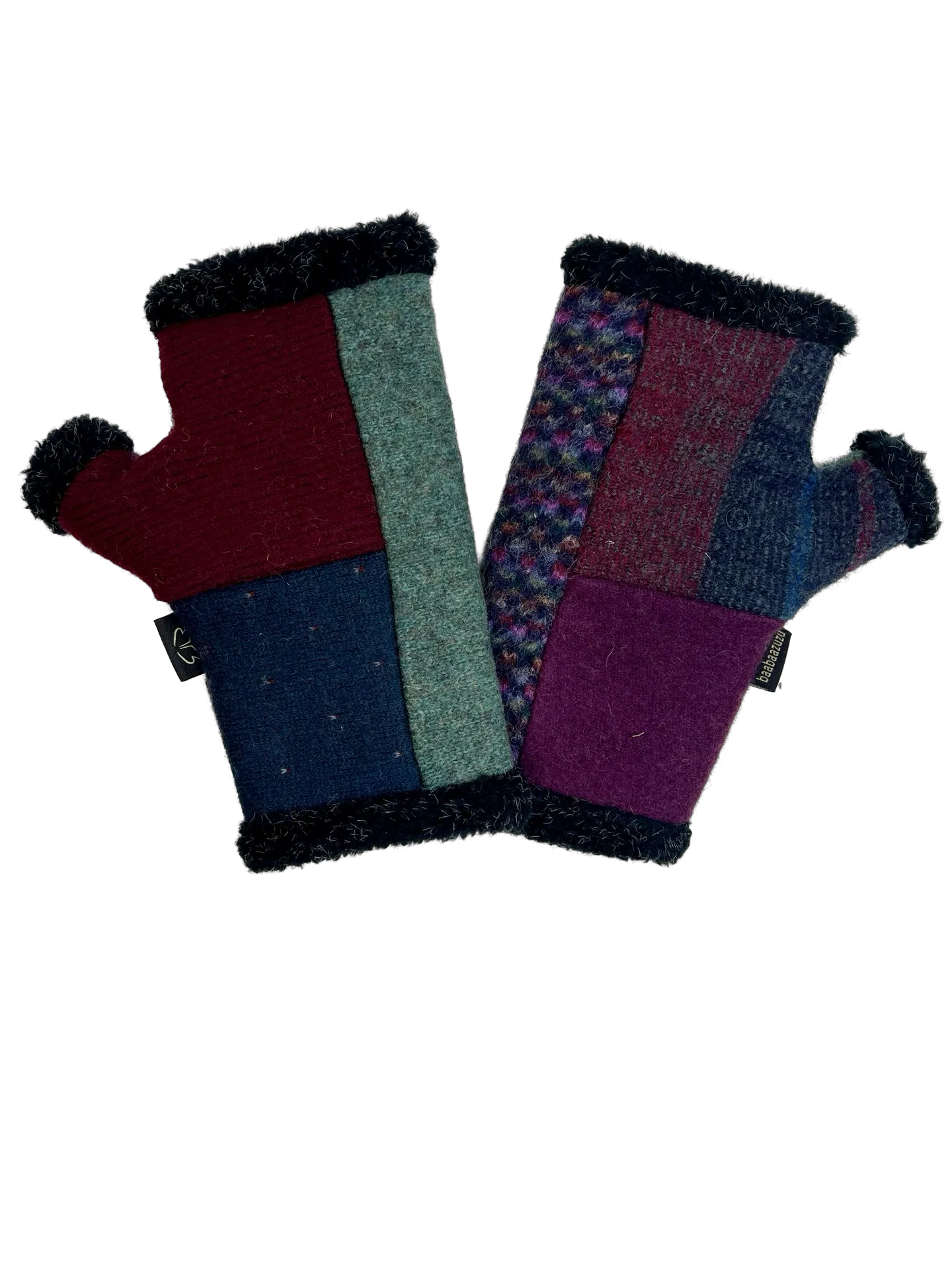 One of a Kind Arctic Fingerless Gloves 329