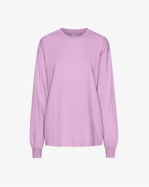 Oversized Organic LS T-shirt - Cherry Blossom