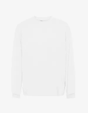 Oversized Organic LS T-shirt - Optical White