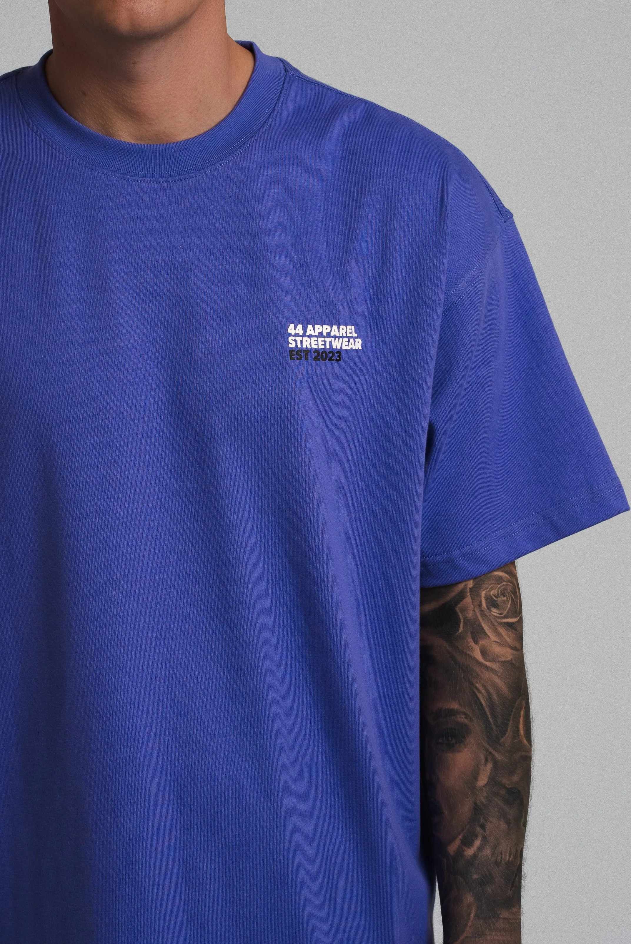 OVERSIZED T-SHIRT - IRIS BLUE