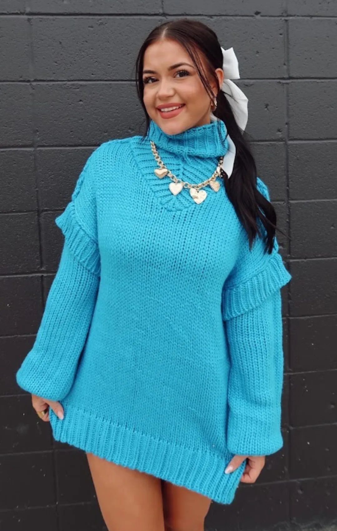 Oversized Turtleneck Sweater