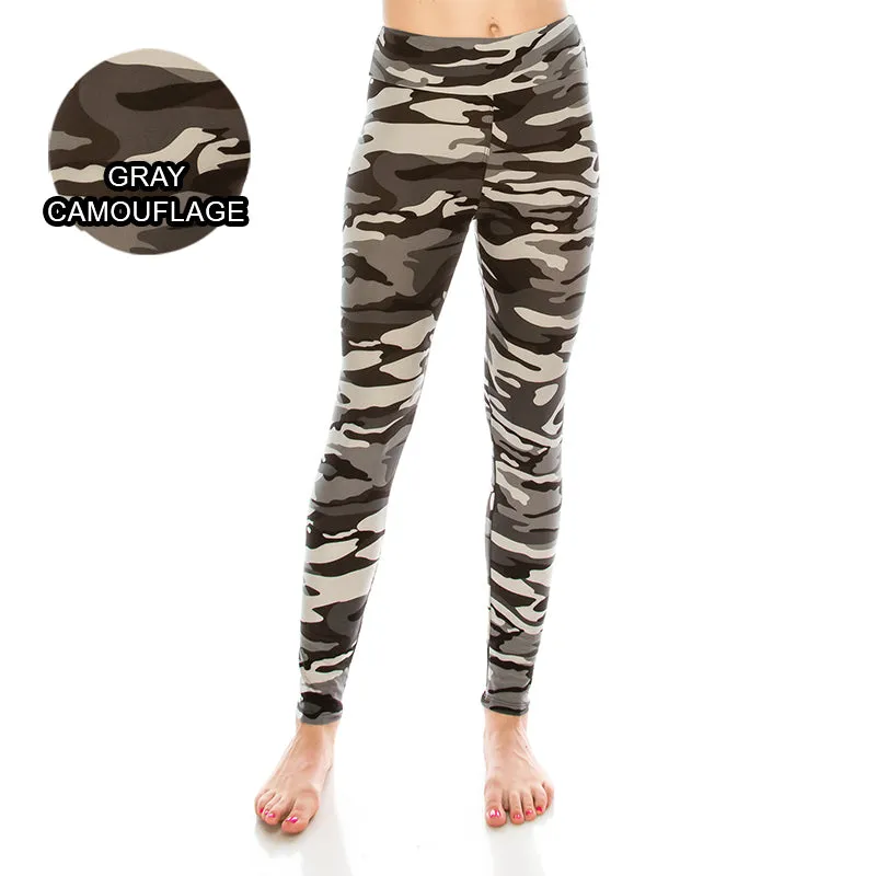 Patterned High Waist Yoga Ultra Soft Leggings (Regular/Plus Size)