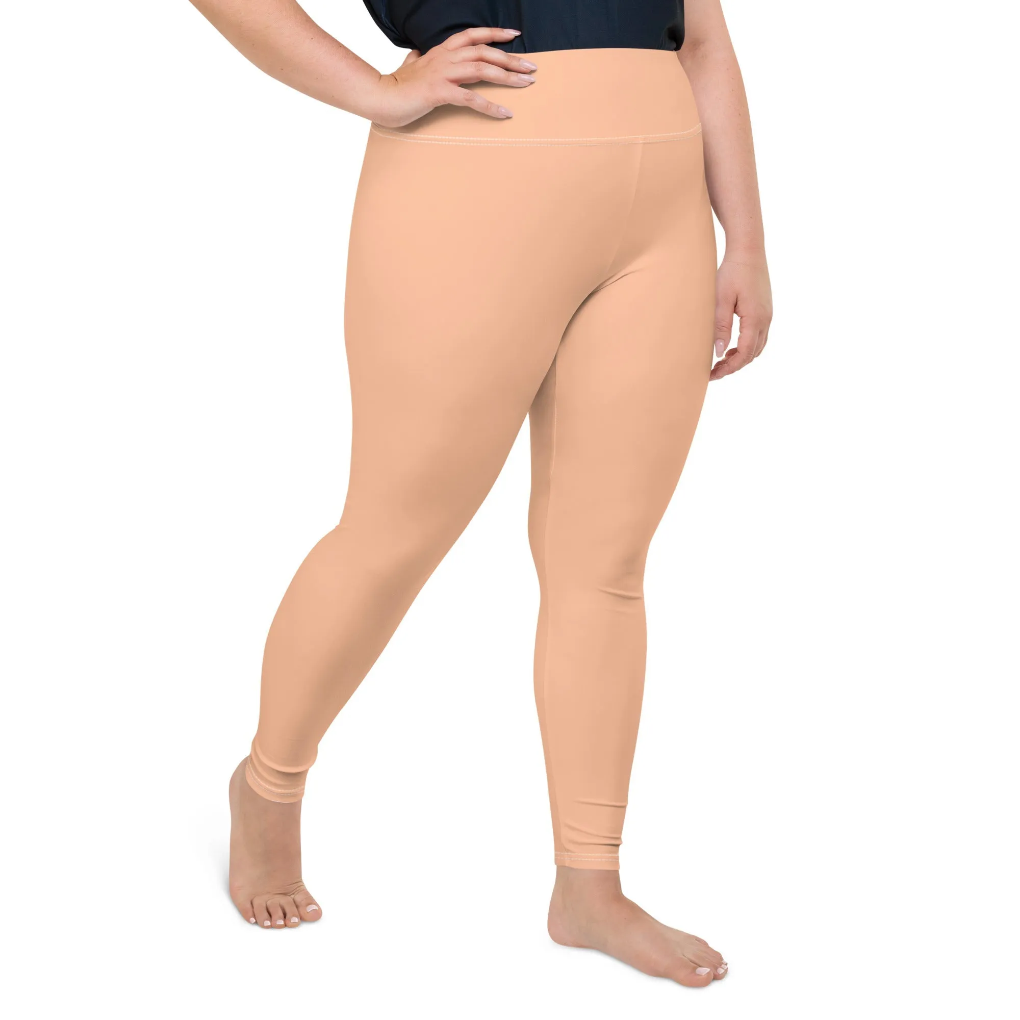 Peach Fuzz Plus Size Leggings