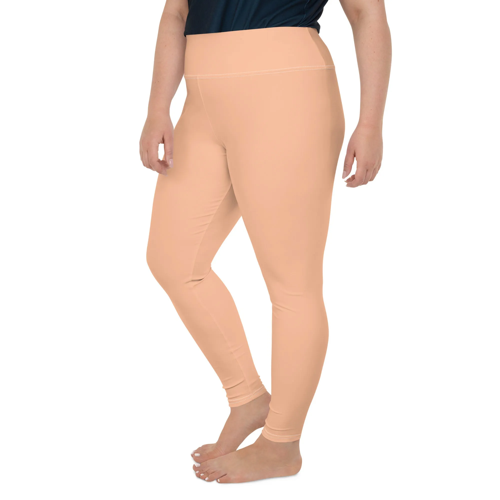 Peach Fuzz Plus Size Leggings