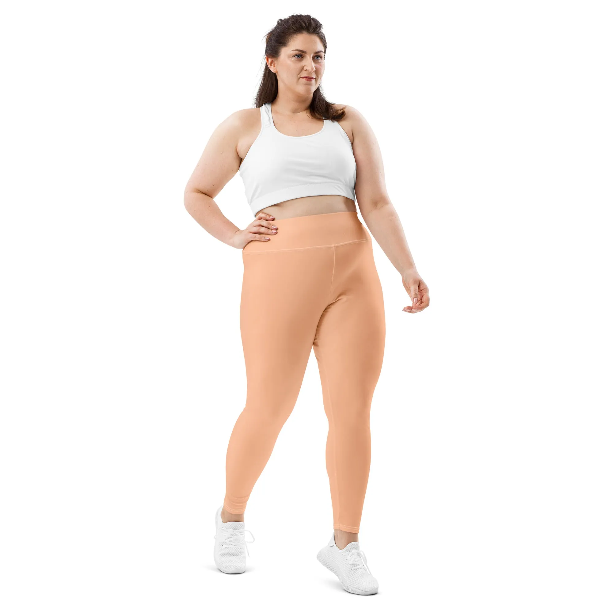 Peach Fuzz Plus Size Leggings