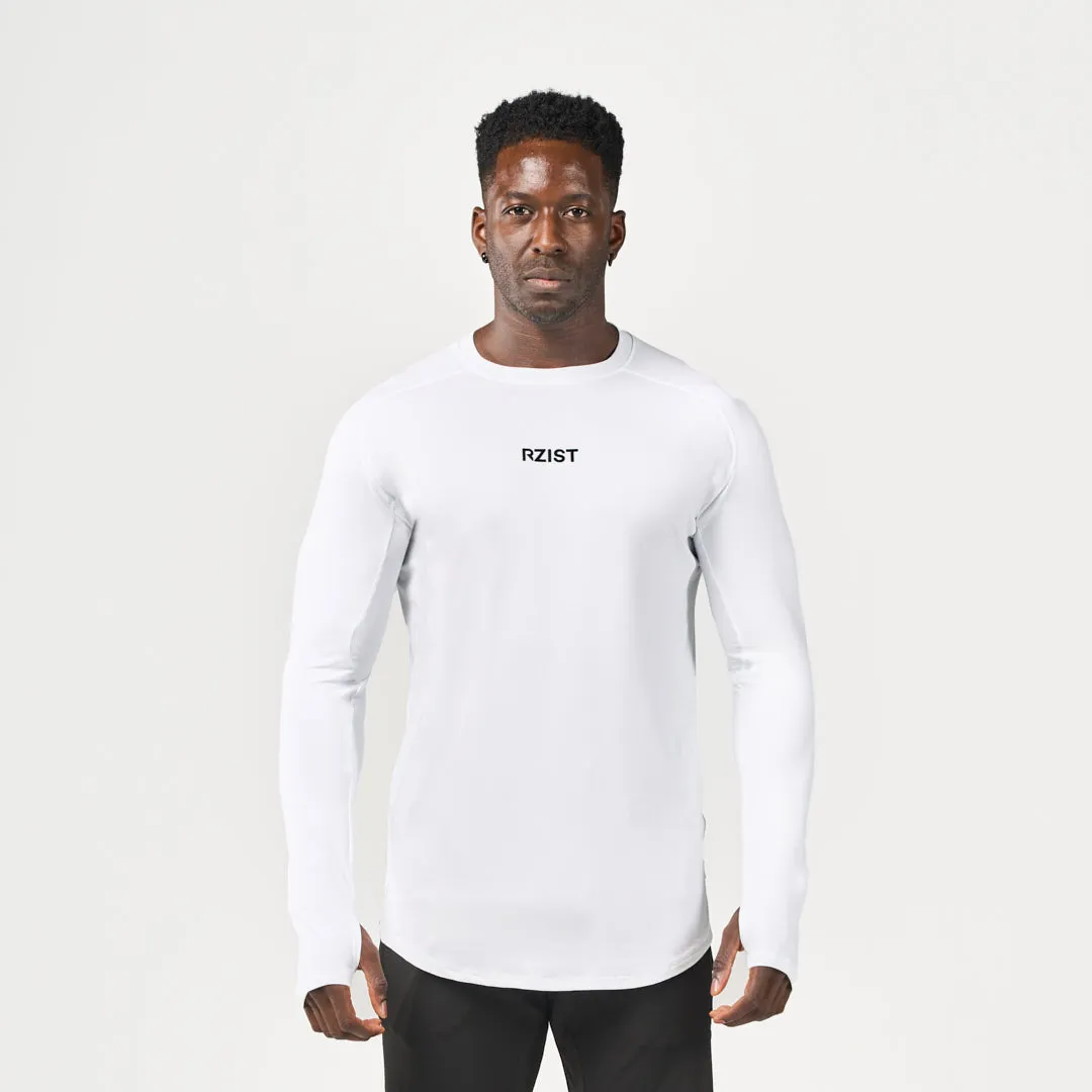 Performance Long Sleeves Tee - White