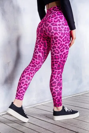 Pink Leopard Leggings