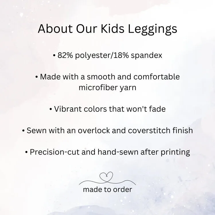 Pink Unicorn Comfy Kids Leggings