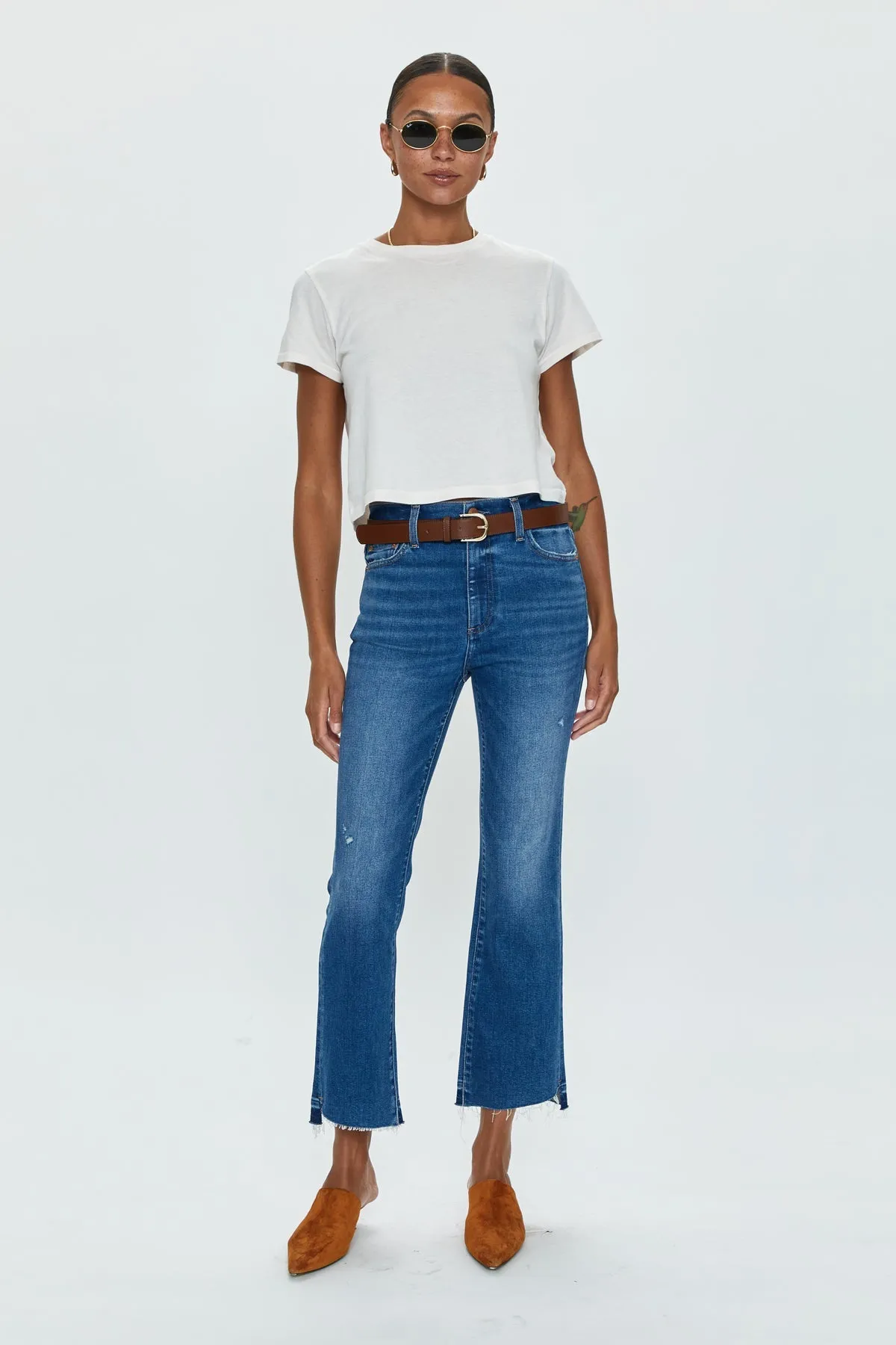 Pistola Lennon High Rise Crop Boot
