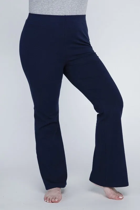 Plus Everyday Cotton Flare Leggings