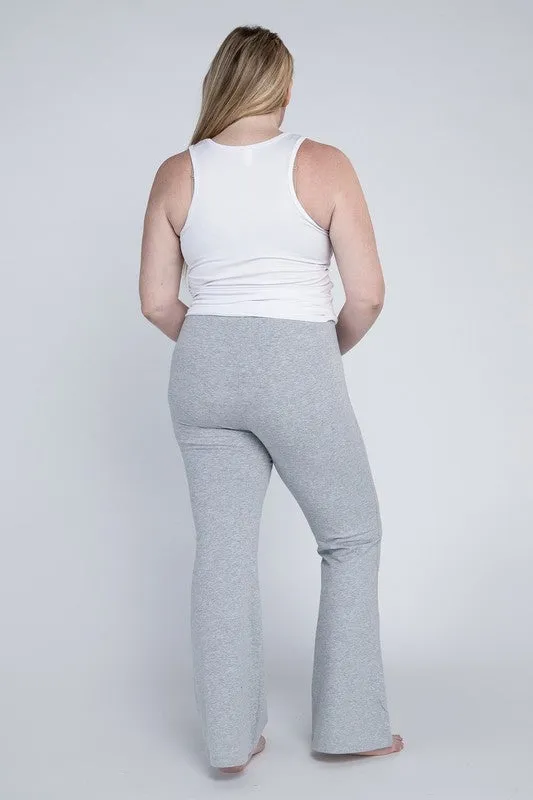 Plus Everyday Cotton Flare Leggings