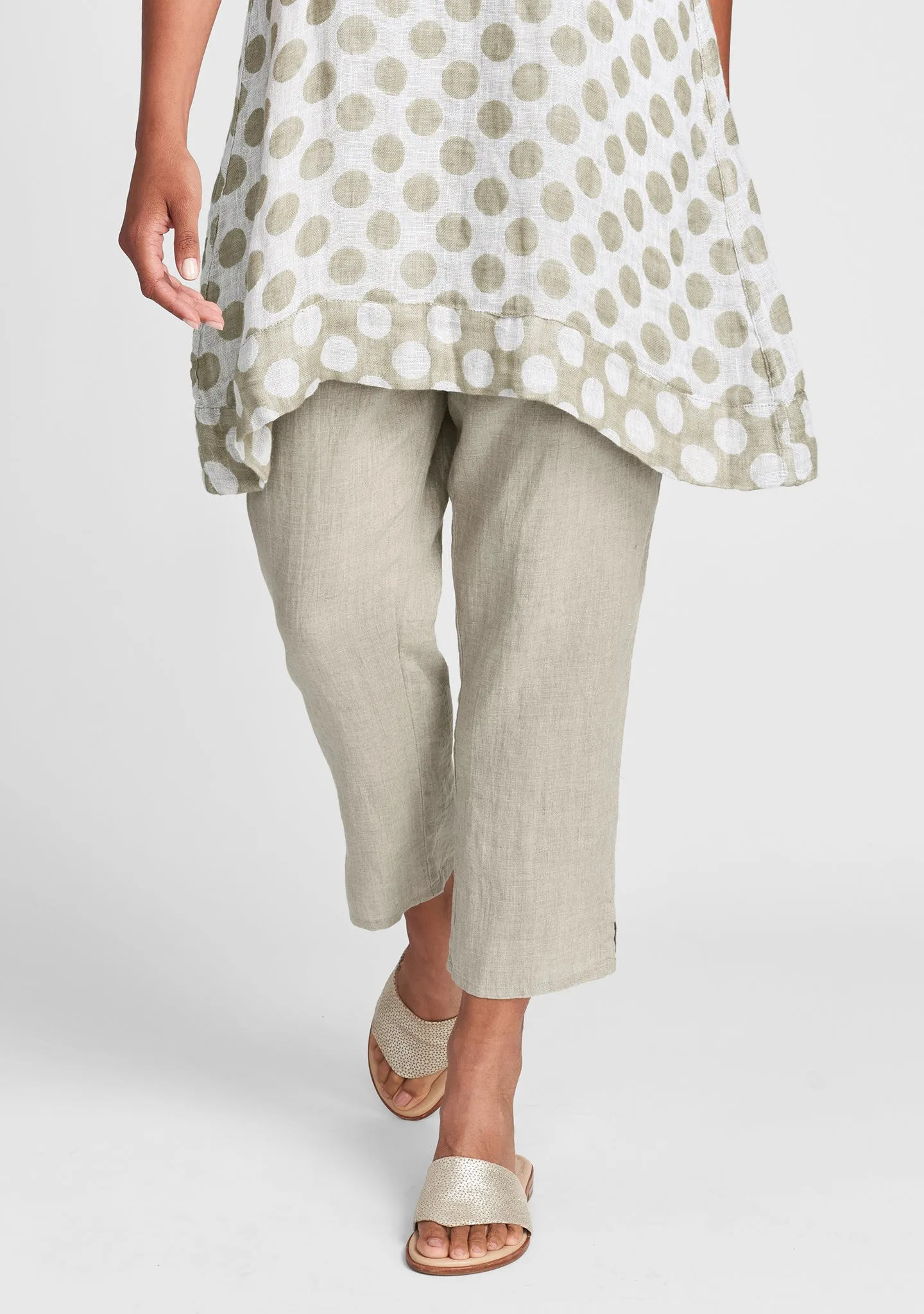Pocketed Ankle Pant - Linen Pants - FINAL SALE