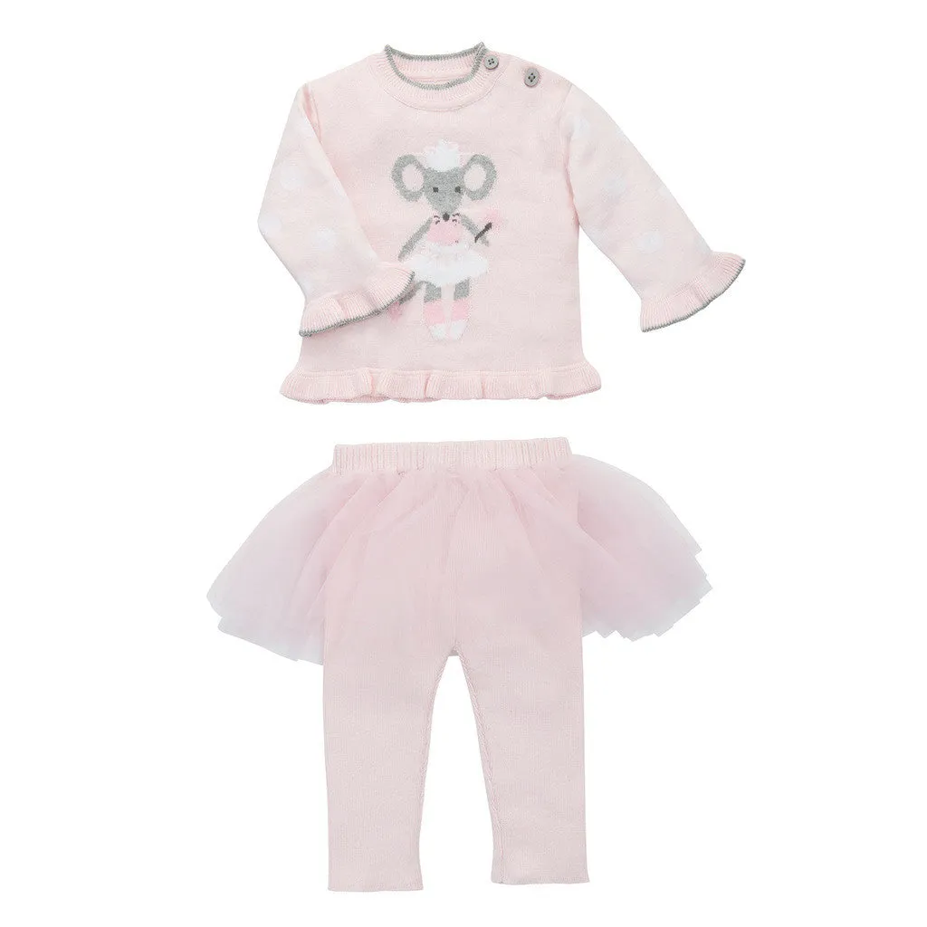 Princess Ballet Sweater and Tutu Legging Set