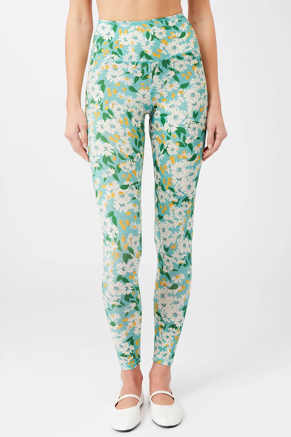 Printed Leggings Print Tea Garden