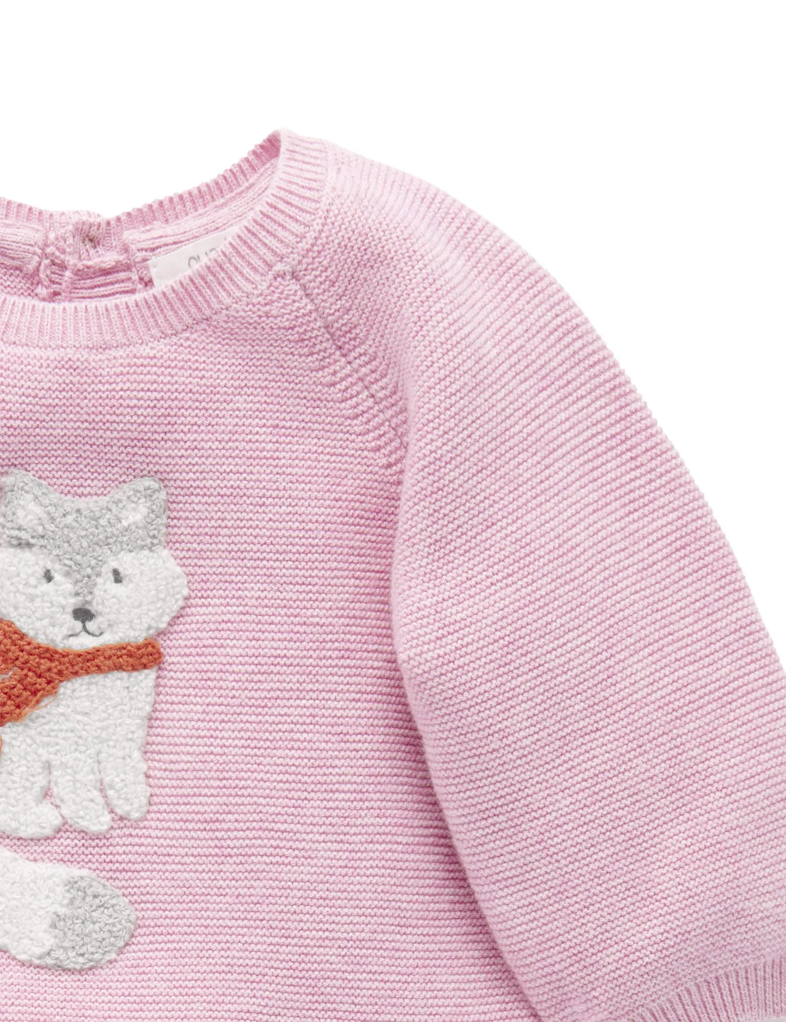Purebaby Artic Friend Jumper - Dusk Melange