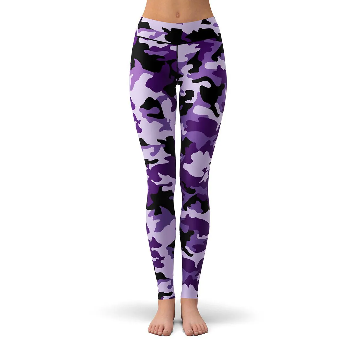 Purple Camo Leggings