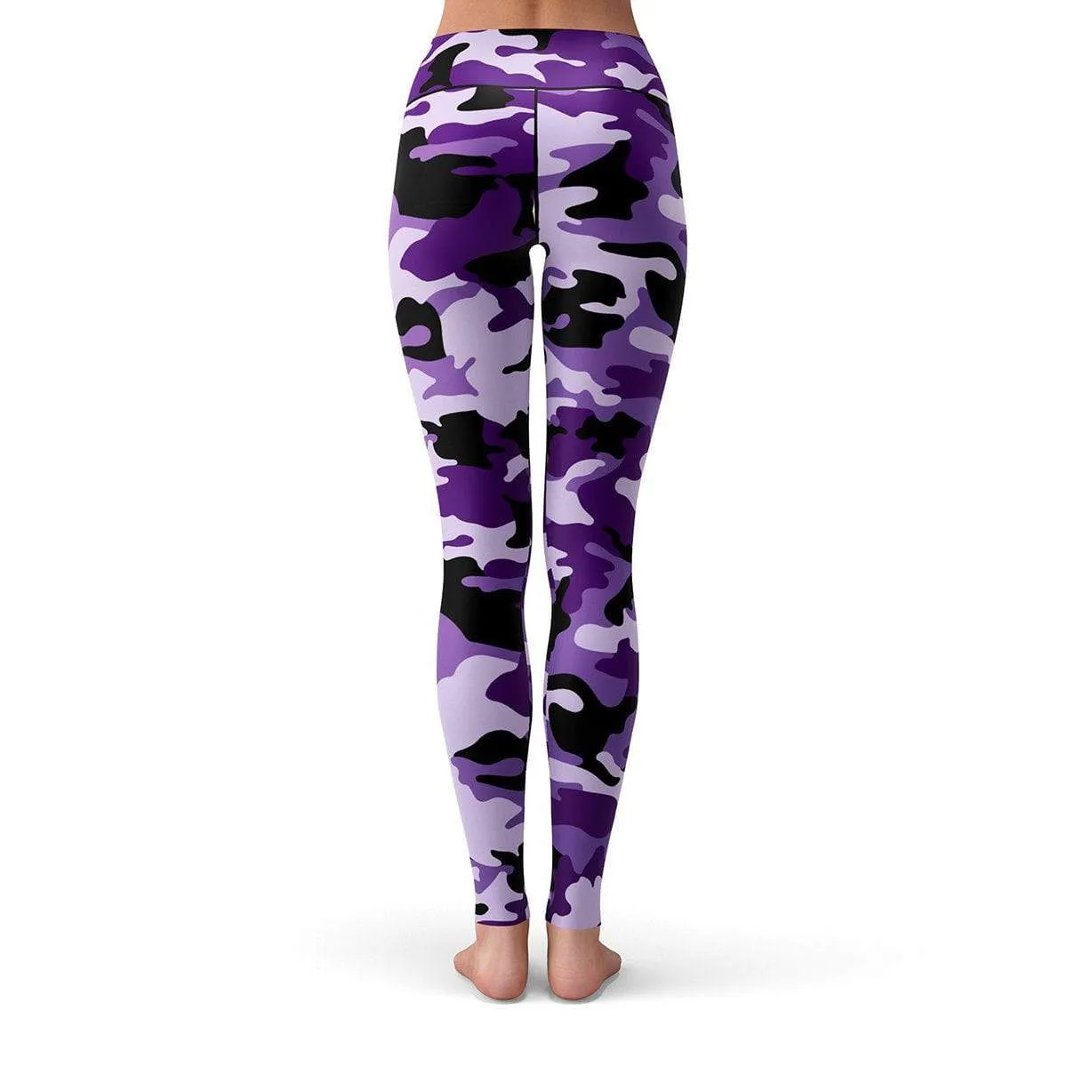 Purple Camo Leggings