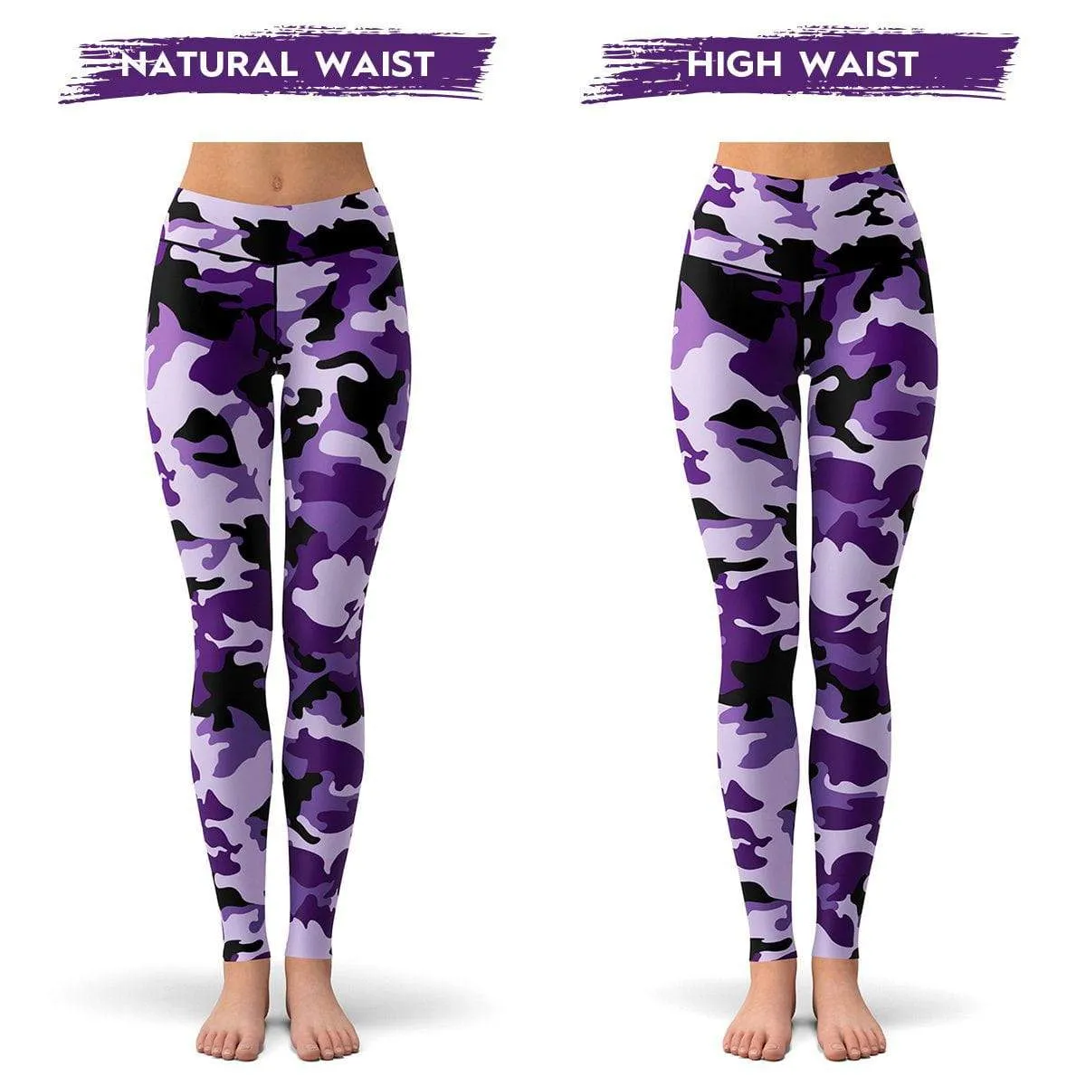 Purple Camo Leggings