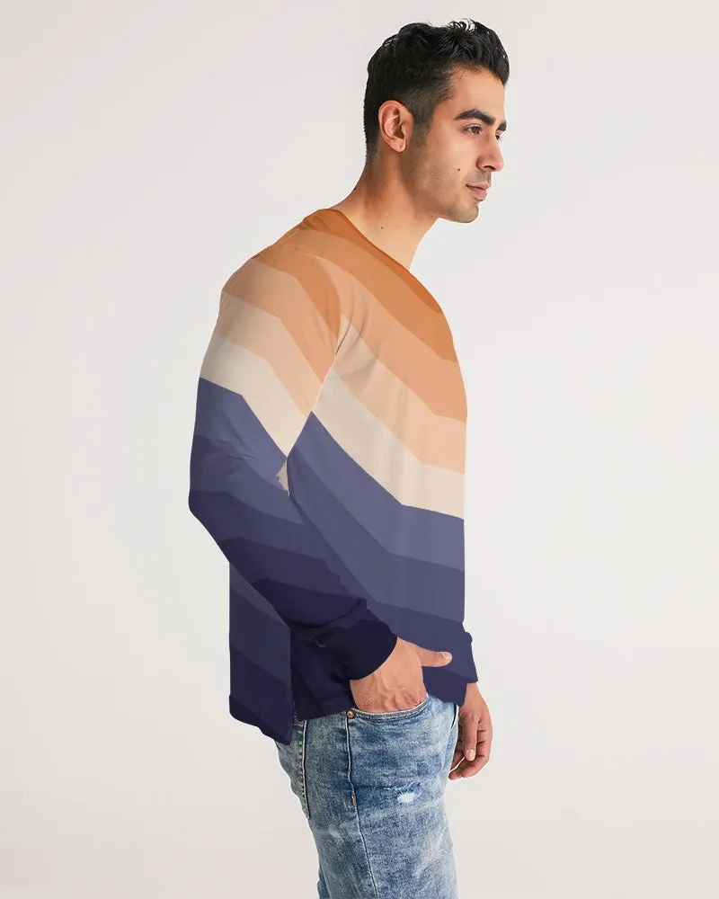 Purple Rays Men's Long Sleeve Tee