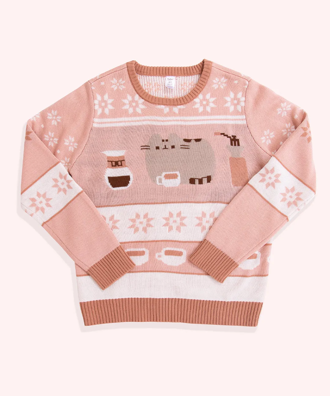 Pusheen Coffee Break Unisex Knit Sweater