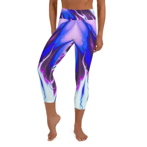 "Flames of Color" Collection - Yoga Capri Leggings