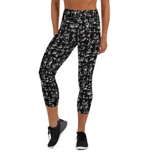 "NYC" Yoga Capri Leggings