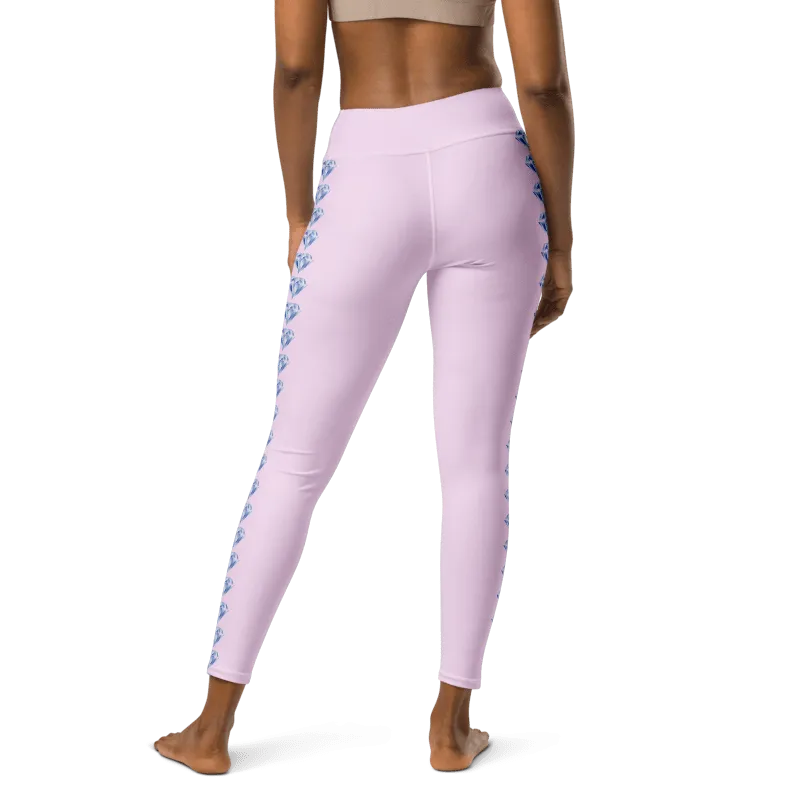 "Sparkling Love Diamond Affair" Collection - Long Yoga Leggings