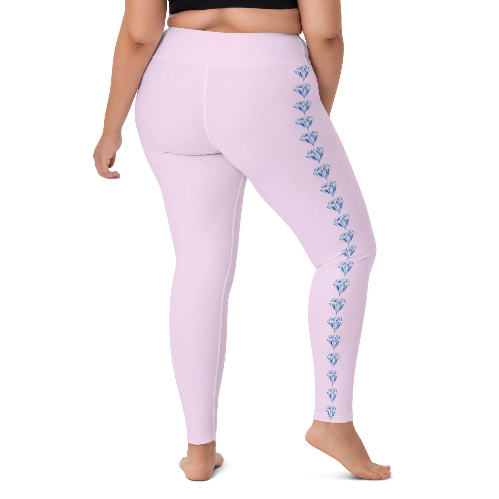 "Sparkling Love Diamond Affair" Collection - Long Yoga Leggings