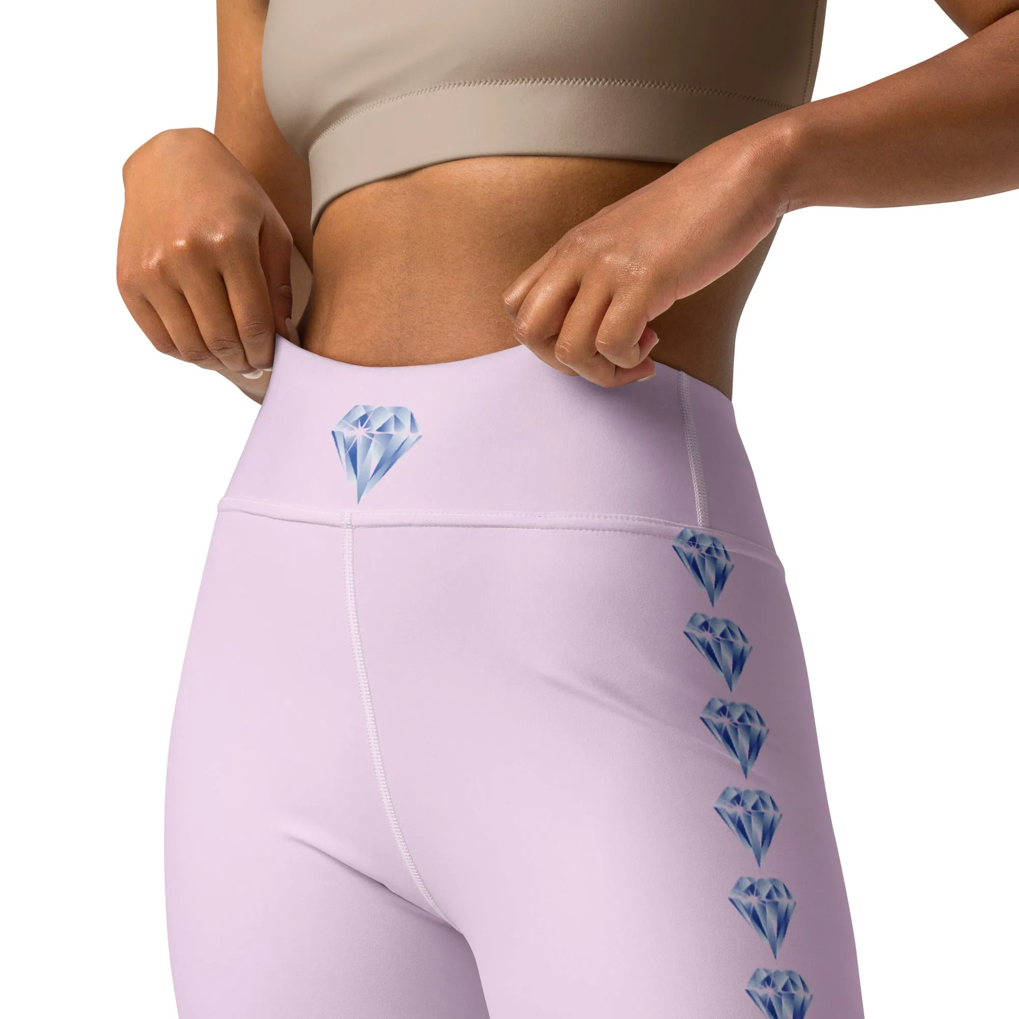 "Sparkling Love Diamond Affair" Collection - Long Yoga Leggings