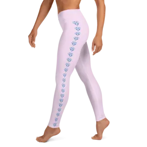 "Sparkling Love Diamond Affair" Collection - Long Yoga Leggings