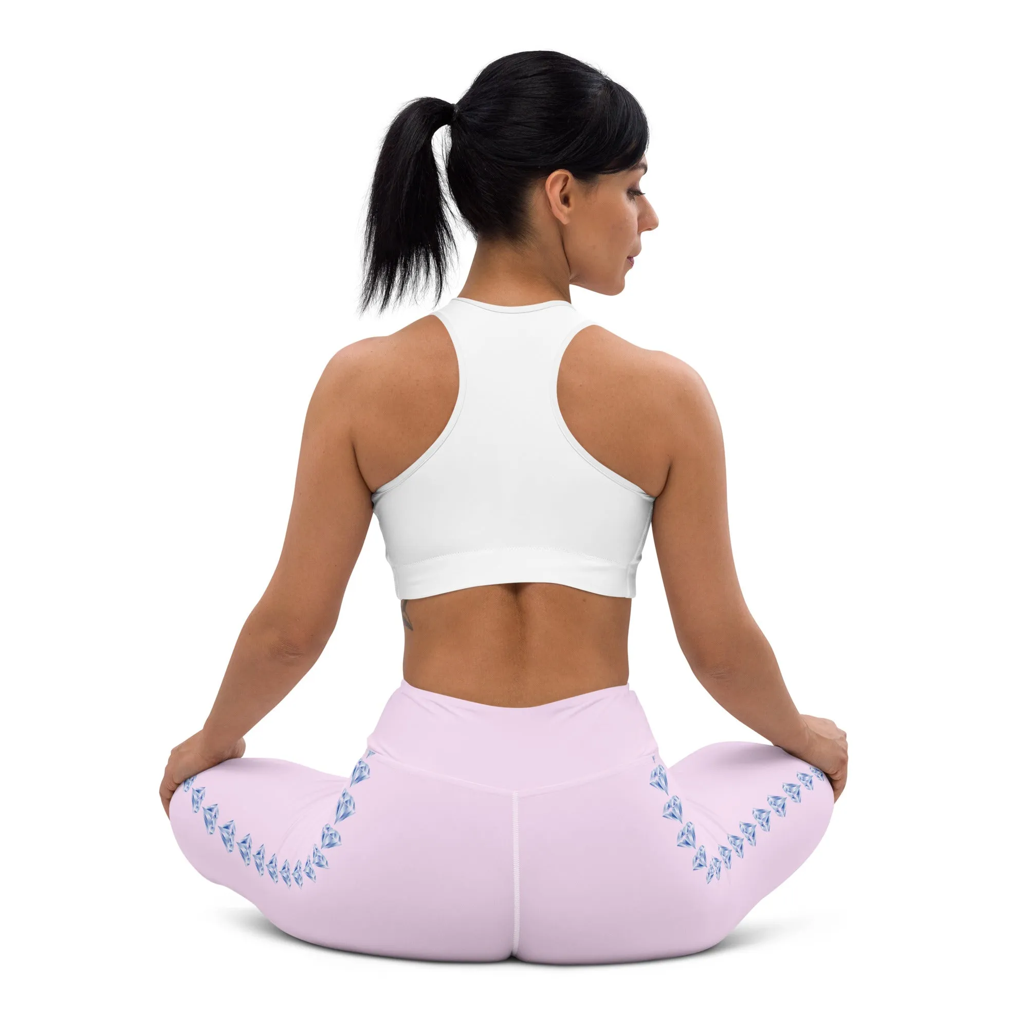 "Sparkling Love Diamond Affair" Collection - Long Yoga Leggings