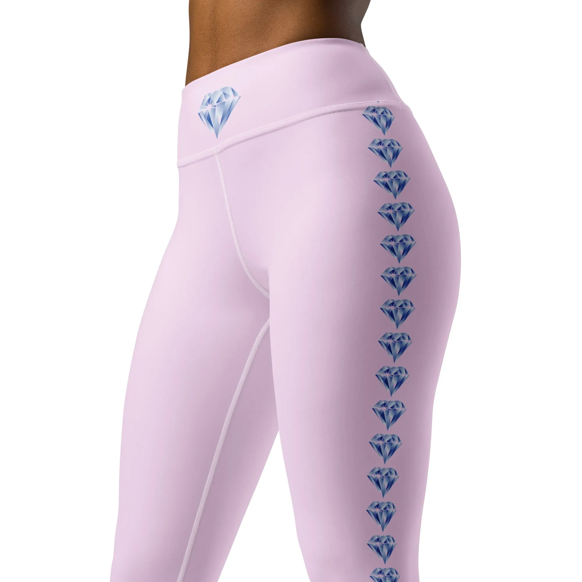 "Sparkling Love Diamond Affair" Collection - Long Yoga Leggings